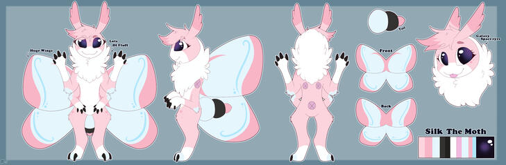 Silk The Moth Refsheet